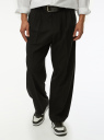 Брюки свободного кроя с эластичным поясом oodji для Мужчины (черный) Брюки свободного кроя с эластичным поясом oodji для Мужчины (черный), 2L240002M-2/18600/2900N