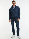 Куртка-бомбер на молнии oodji для мужчины (синий), 1L511080M/49923N/7900N