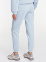 Спортивные брюки из ткани с начесом oodji для женщины (синий), 16700030-25B/19014N/7005N