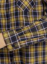 Рубашка в клетку с карманами oodji для женщины (зеленый), 11400433-1/43223/7952C