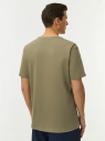 Футболка хлопковая oodji для Мужчины (зеленый) Футболка хлопковая oodji для Мужчины (зеленый), 5B621002M-4/46154/6601N