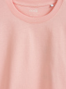 Футболка из мерсеризованного хлопка oodji для Женщины (розовый), 14701117-6/51634/4000N