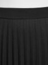 Юбка миди плиссированная oodji для женщины (черный), 21606020-2B/18600/2900N