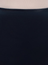 Юбка прямого силуэта базовая oodji для женщины (синий), 21608006-3B/14522/7900N
