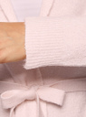 Кардиган удлиненный с капюшоном и карманами oodji для женщины (розовый), 73207204-2/45963/4000N