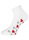 Комплект из трех пар укороченных носков oodji для женщины (разноцветный), 57102418T3/47469/45