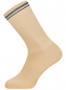 Комплект высоких носков (3 пары) oodji для мужчины (бежевый), 7B232001T3/47469/2