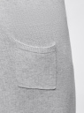 Кардиган удлиненный без застежки oodji для женщины (серый), 63212505B/18239/2000M