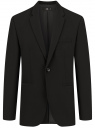 Пиджак классический на пуговице oodji для Мужчины (черный), 2B430001M-2/18600/2900N