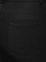 Брюки трикотажные облегающего силуэта oodji для женщины (черный), 18602008/33606/2900N
