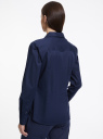 Рубашка базовая из хлопка oodji для Женщина (синий), 13K03007B/26357/7900N