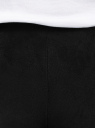 Легинсы skinny из искусственной замши oodji для женщины (черный), 18G07093/47301/2900N