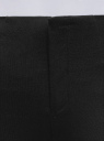Брюки skinny с завышенной талией oodji для женщины (черный), 18602004/43597/2900N