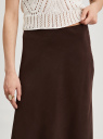 Юбка миди из вискозы oodji для Женщины (коричневый), 23G04001/53099/3900N