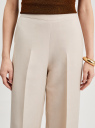 Брюки льняные широкие oodji для Женщины (серый), 11702078-3/53088/3300N