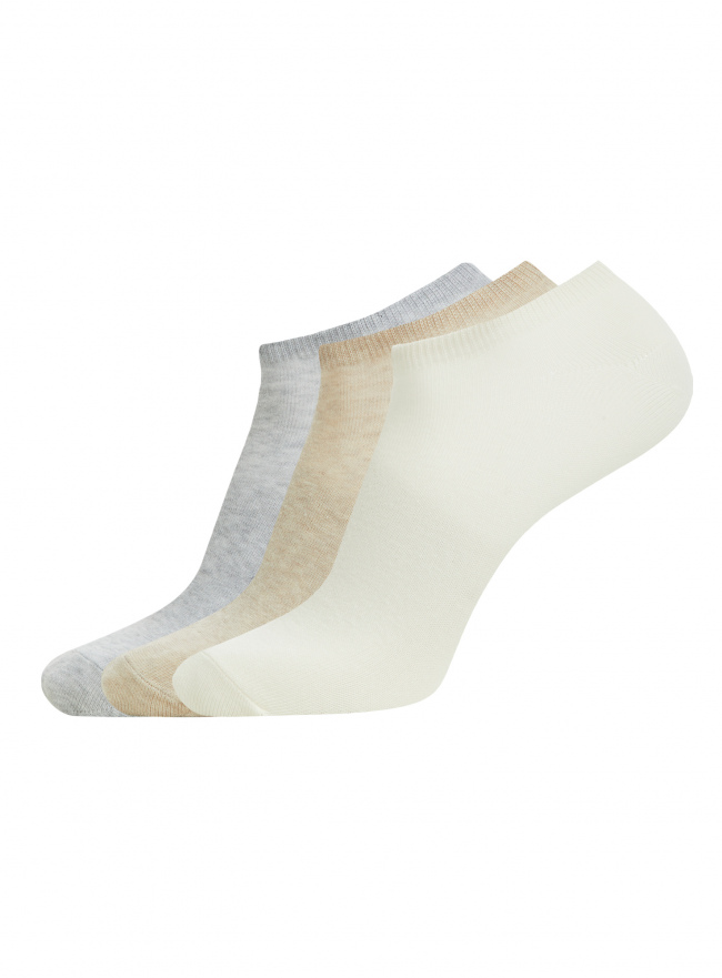 Комплект носков (3 пары) oodji для Мужчины (разноцветный) Комплект носков (3 пары) oodji для Мужчины (разноцветный), 7B231000T3/47469/43
