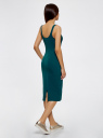 Платье-майка трикотажное oodji для Женщины (зеленый), 14015007-2B/47420/7400N