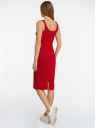 Платье-майка трикотажное oodji для Женщины (красный), 14015007-2B/47420/4501N
