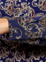 Блузка вискозная А-образного силуэта oodji для женщины (синий), 21411113B/26346/7930E