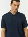 Поло из ткани пике oodji для Мужчины (синий) Поло из ткани пике oodji для Мужчины (синий), 5B422001M/44032N/7900N