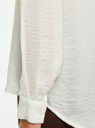 Блузка из струящейся ткани oodji для женщины (белый), 11411240/40032/1200N