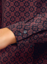 Блузка принтованная из вискозы oodji для Женщины (фиолетовый), 11411087-1/24681/8849G