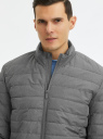 Куртка стеганая на молнии oodji для Мужчина (серый), 1B121001M-2/50813/2300M