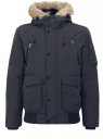 Куртка утепленная с капюшоном oodji для Мужчины (черный), 1L112008M/39881N/2900N