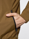 Куртка с капюшоном и завязками oodji для мужчины (бежевый), 1L512014M/25276N/3500N