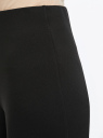 Брюки широкие с высокой талией oodji для женщины (черный), 18600061/49735/2900N