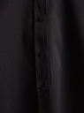 Рубашка фактурная oodji для Женщины (черный), 13K03020-1/50982N/2900N