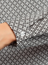 Блузка вискозная базовая oodji для Женщины (серый), 11411135B/14897/1229G