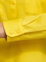Рубашка базовая с нагрудными карманами oodji для Женщина (желтый), 11403222B/42468/5100N