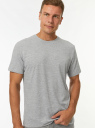 Футболка хлопковая oodji для Мужчины (серый) Футболка хлопковая oodji для Мужчины (серый), 5B621002M-4/47885N/2000M