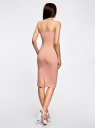 Платье-майка трикотажное oodji для женщины (розовый), 14015007-2B/47420/5400N