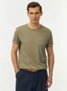 Футболка хлопковая oodji для Мужчины (зеленый) Футболка хлопковая oodji для Мужчины (зеленый), 5B621002M-4/46154/6601N