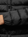 Куртка стеганая с круглым вырезом oodji для Женщины (черный), 10204040B/45638/2900N