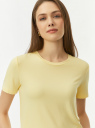 Кроп-топ из вискозы oodji для Женщины (желтый) Кроп-топ из вискозы oodji для Женщины (желтый), 15F11005-1/49998/5200N