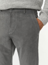 Брюки из микровельвета oodji для Мужчины (серый) Брюки из микровельвета oodji для Мужчины (серый), 2L160006M/51150/2500N