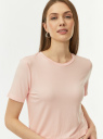 Кроп-топ из вискозы oodji для Женщины (розовый) Кроп-топ из вискозы oodji для Женщины (розовый), 15F11005-1/49998/4000N