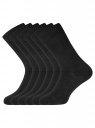 Комплект высоких носков (6 пар) oodji для мужчины (черный), 7B263001T6/47469/2900N