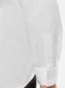 Рубашка базовая приталенного силуэта oodji для Женщина (белый), 13K03020/42785/1000N