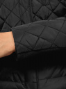 Куртка стеганая с воротником-стойкой oodji для Женщина (черный), 18304011/47179/2900N