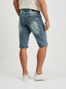 Шорты джинсовые с отворотами oodji для Мужчины (синий), 6L220018M-8/50618/7000W