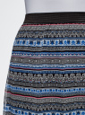 Юбка макси из струящейся ткани oodji для женщины (черный), 13G00002-4B/42816/2975G
