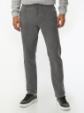 Брюки из микровельвета oodji для Мужчины (серый) Брюки из микровельвета oodji для Мужчины (серый), 2L160006M/51150/2500N