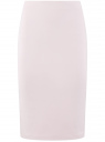 Юбка-карандаш из искусственной замши oodji для Женщины (розовый), 18H01017/47301/4001N