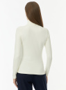 Водолазка базовая облегающая oodji для Женщины (белый) Водолазка базовая облегающая oodji для Женщины (белый), 15E11001-3B/45297/1201N