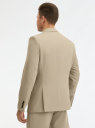Пиджак классический приталенного силуэта oodji для мужчины (бежевый), 2B420040M-1/18600/3300B