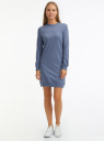 Платье в спортивном стиле базовое oodji для Женщины (синий), 14001199B/46919/7500M